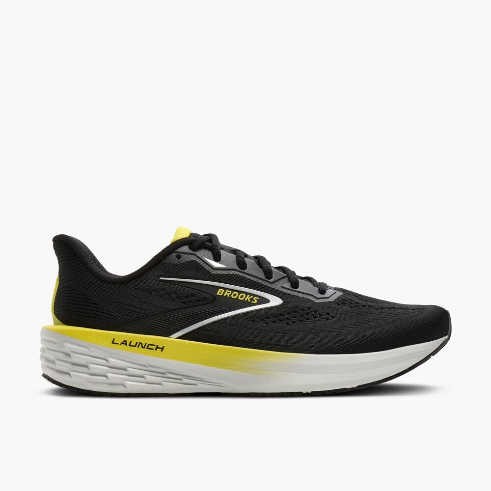 Men's Launch 12 - Black/Cyber Yellow/Oyster