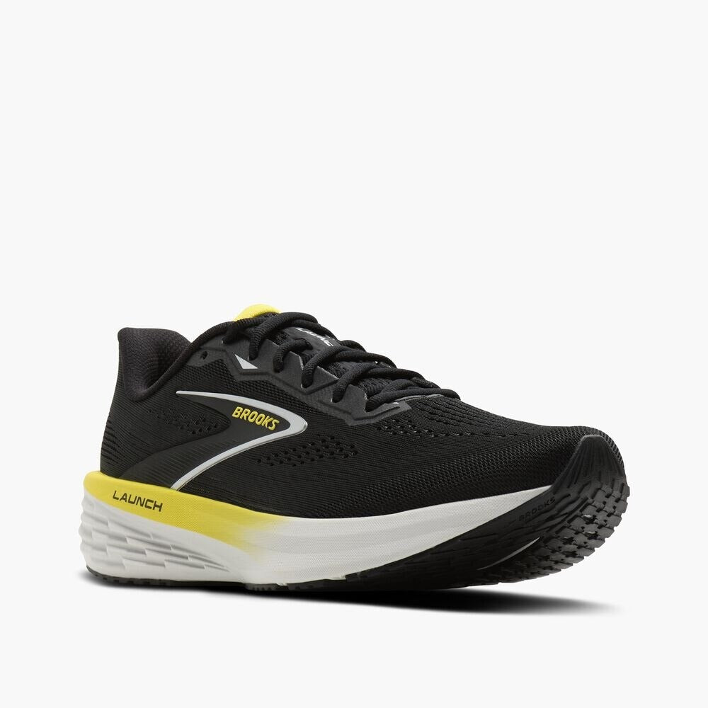 Men's Launch 12 - Black/Cyber Yellow/Oyster