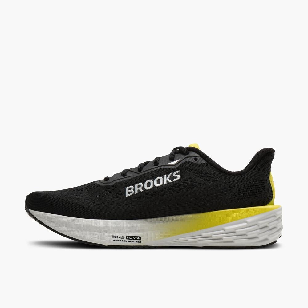 Men's Launch 12 - Black/Cyber Yellow/Oyster