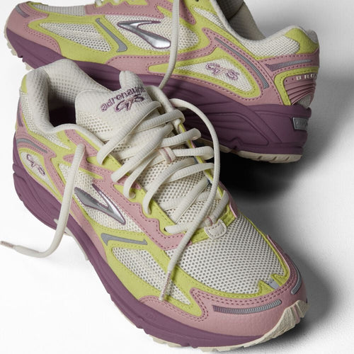 Men's Adrenaline GTS 4 - Vanilla Ice/Pale Mauve/Lime