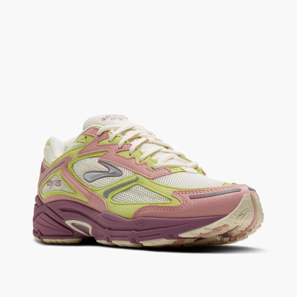Men's Adrenaline GTS 4 - Vanilla Ice/Pale Mauve/Lime