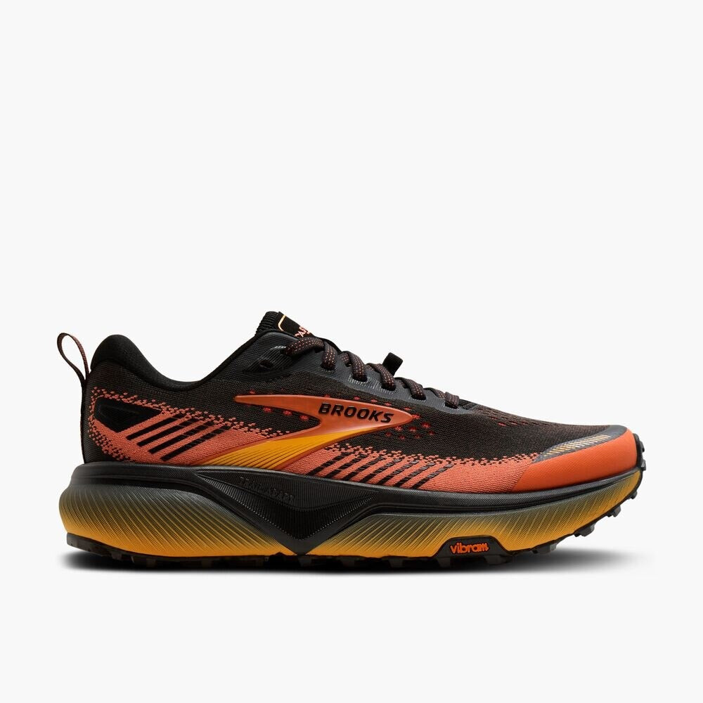 Men's Cascadia 20 - Black/Tigerlily/Orange