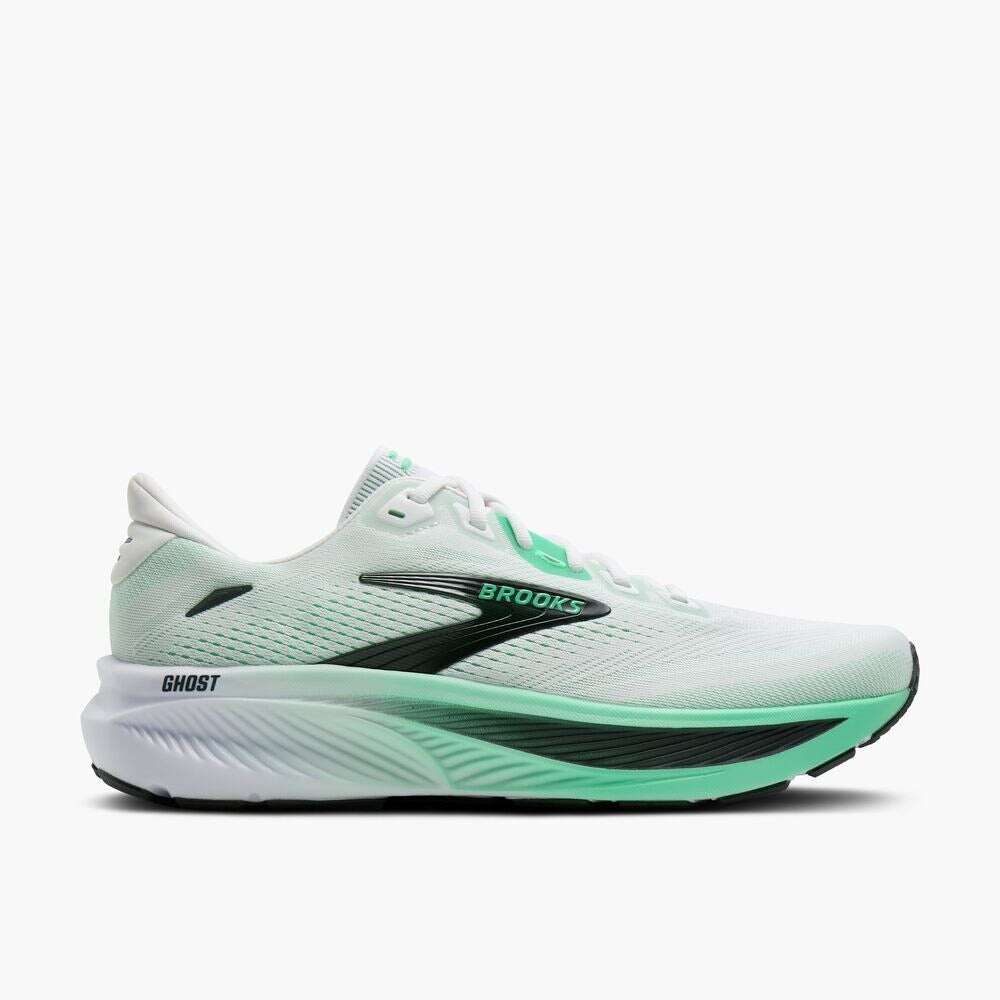 Men's Ghost 18 - White/Spring Bud/Spruce