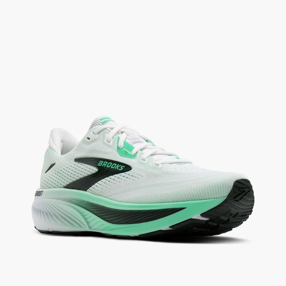 Men's Ghost 18 - White/Spring Bud/Spruce