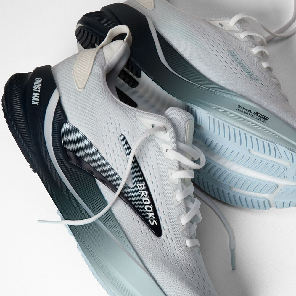 Men's Ghost Max 4 - White/Navy/Blue