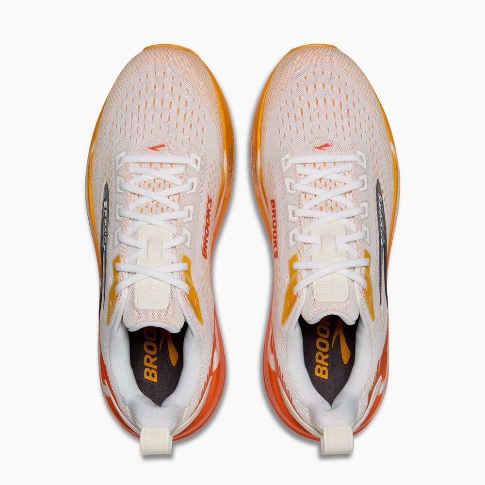 Men's Ghost Max 4 - White/Orange/Red