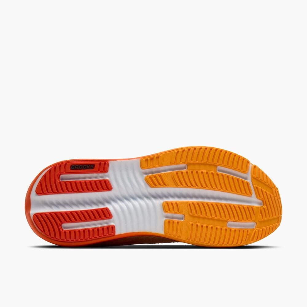 Men's Ghost Max 4 - White/Orange/Red