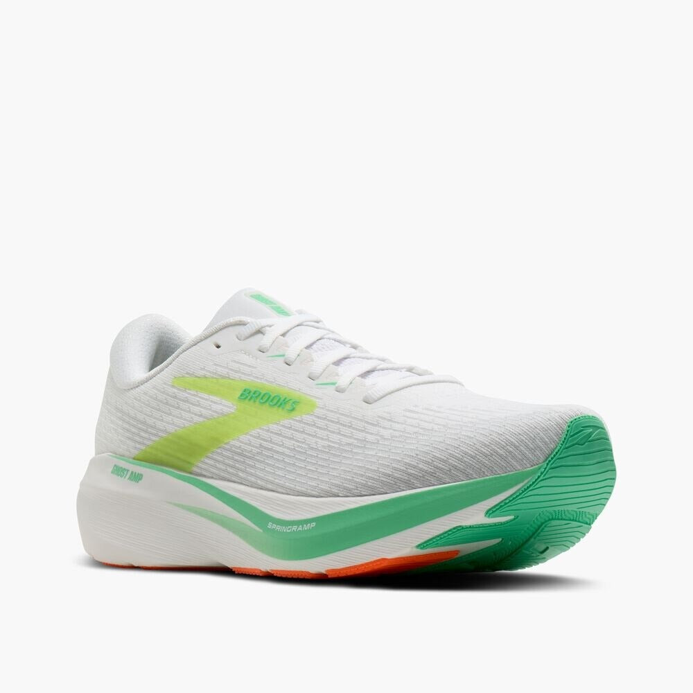 Men's Ghost Amp - White/Paradise Green/Nightlife