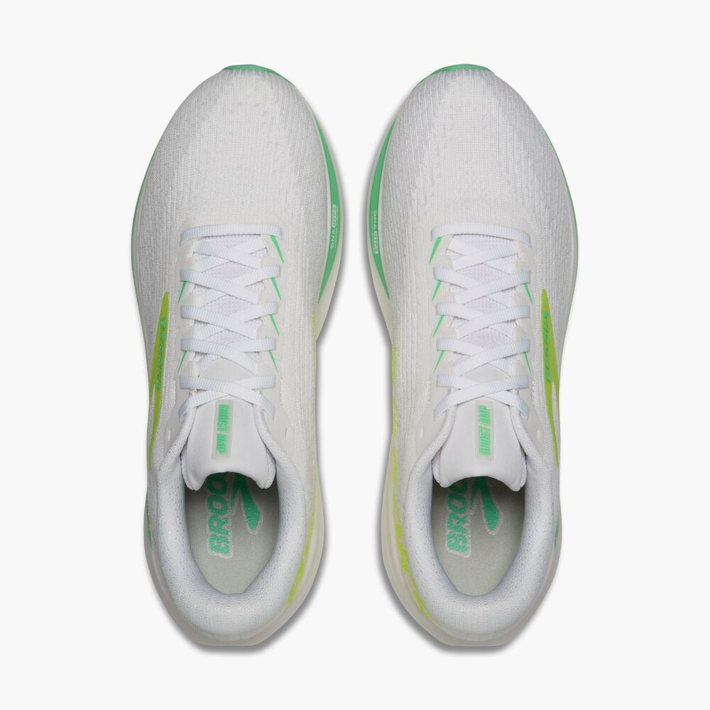 Men's Ghost Amp - White/Paradise Green/Nightlife
