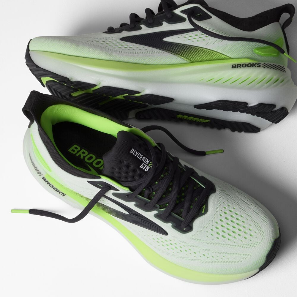 Men's Glycerin GTS 23 - White/Phantom/Green Gecko