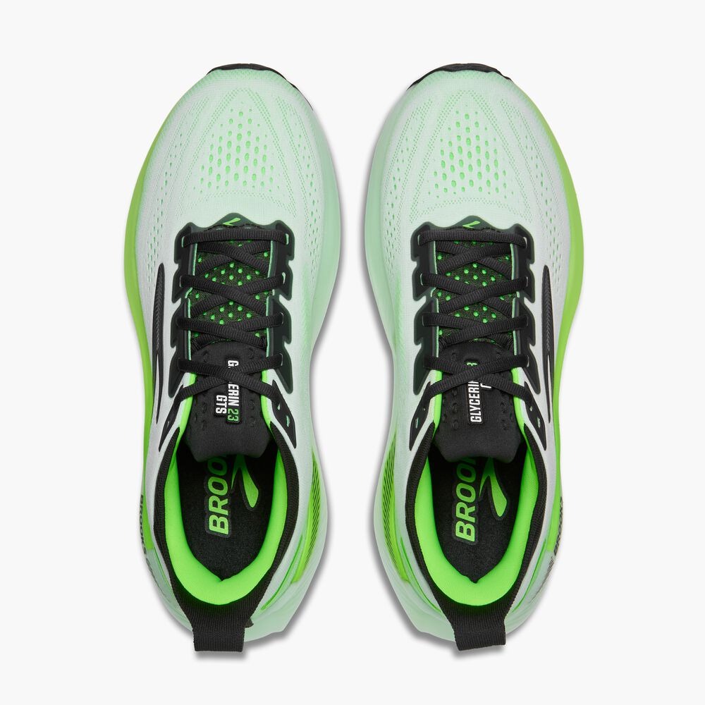 Men's Glycerin GTS 23 - White/Phantom/Green Gecko