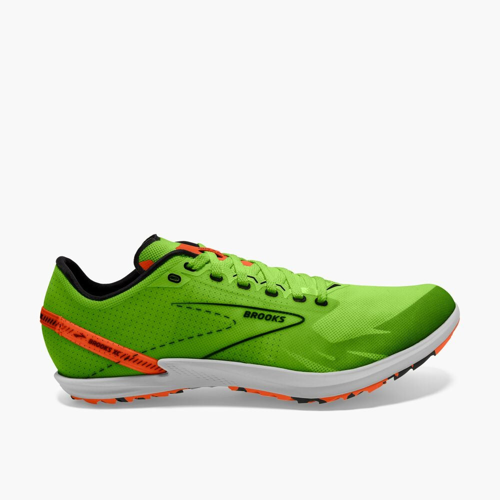 Women's Draft XC Spikeless - Green Gecko/Red Orange/White