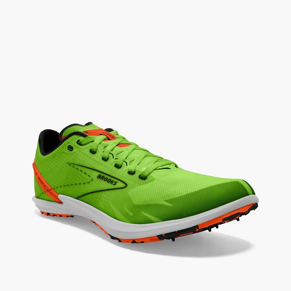 Women's Draft XC Spikeless - Green Gecko/Red Orange/White