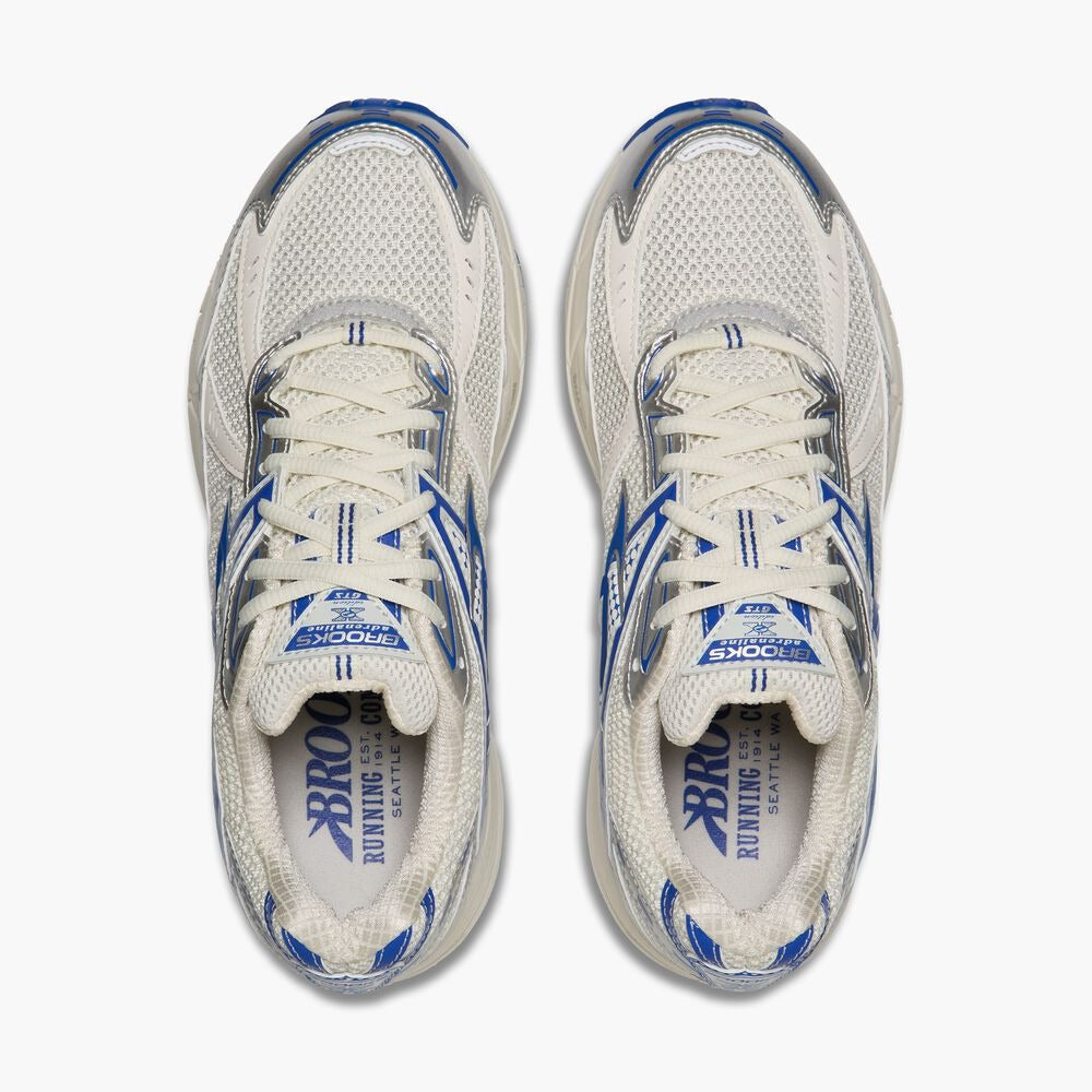 Men's Adrenaline GTS 10 - Coconut Milk/BlueLolite/Silver