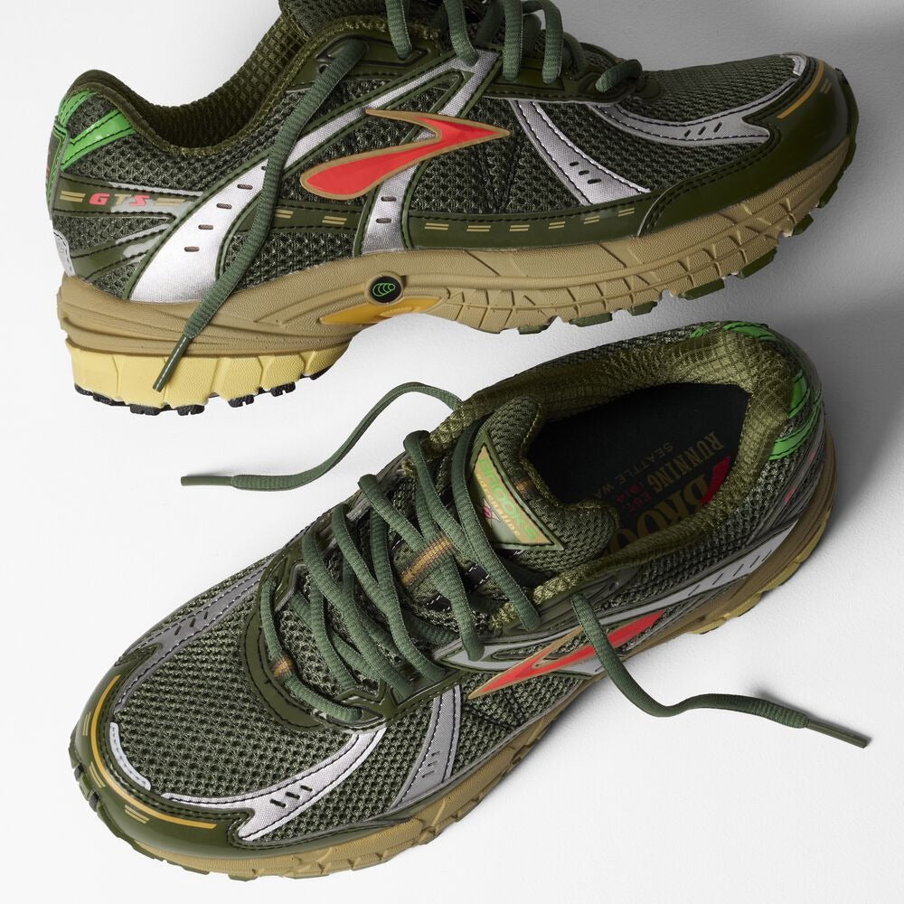 Men's Adrenaline GTS 10 - Bronze Green/Raffia/Coral
