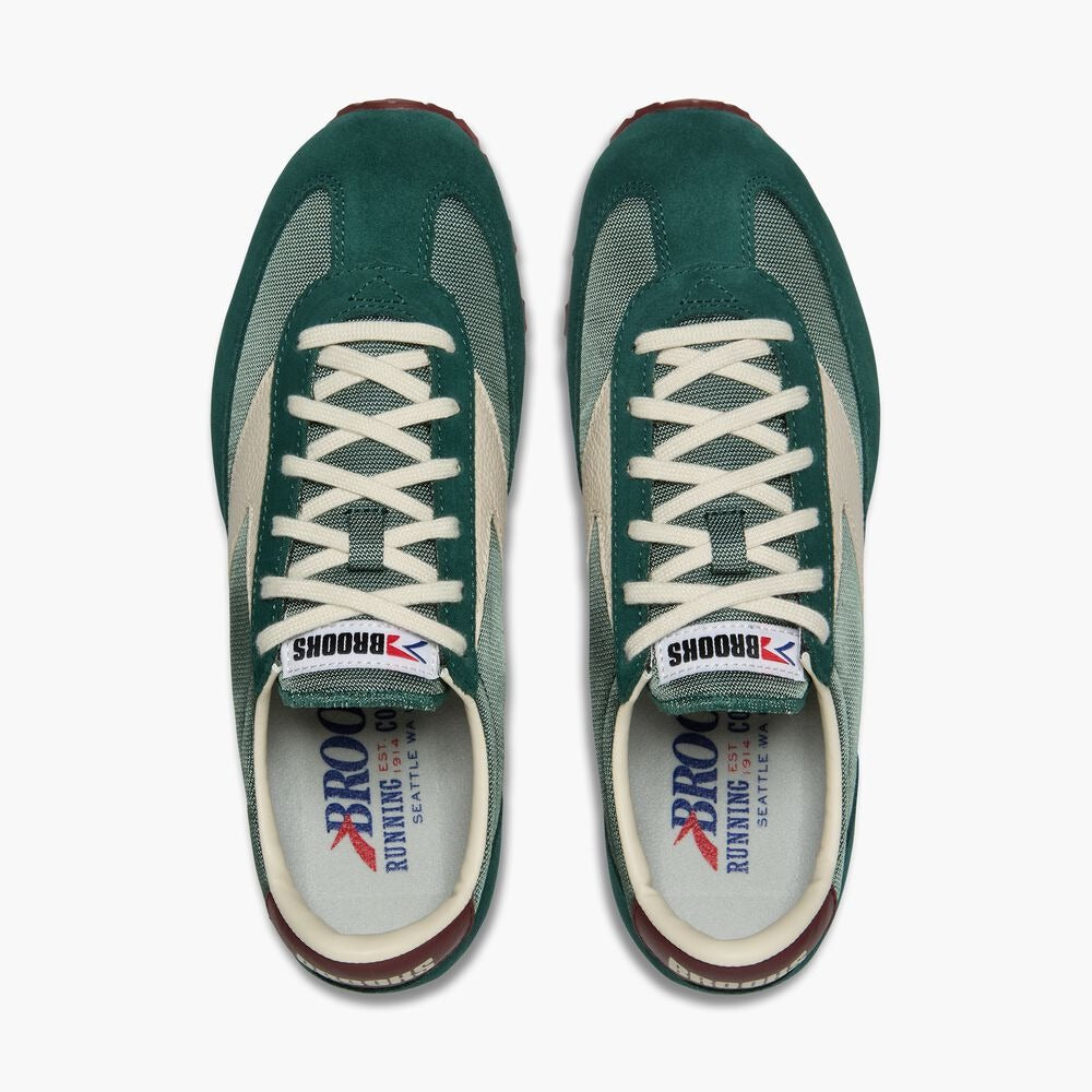 Women's Brooks Vanguard - Mallard Green/Bone White/Port
