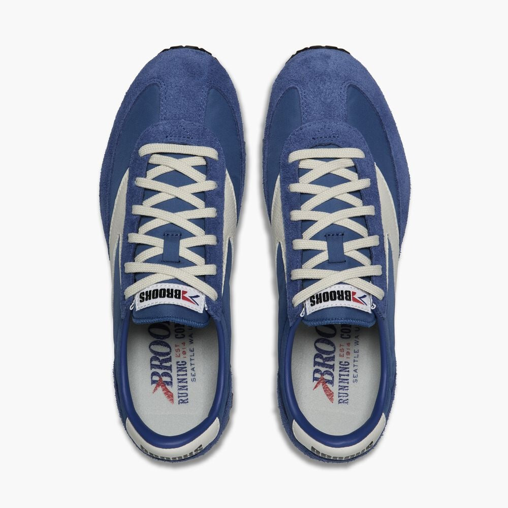 Men's Brooks Vanguard - Deja Vu Blue/White Onyx/Black