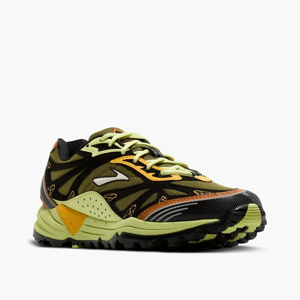 Women's Cascadia 1 - Peat Moss/Daiquiri Green/Black