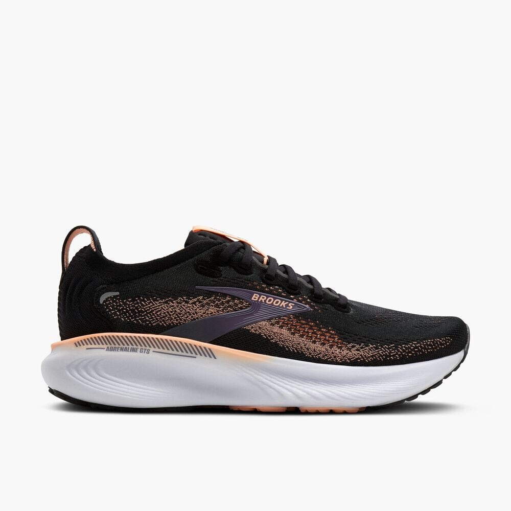 Women's Adrenaline GTS 25 - Black/Peach/Mulled Grape