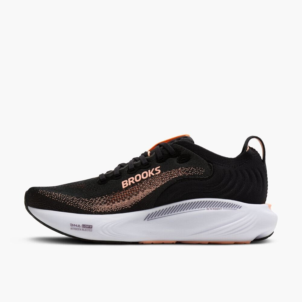 Women's Adrenaline GTS 25 - Black/Peach/Mulled Grape