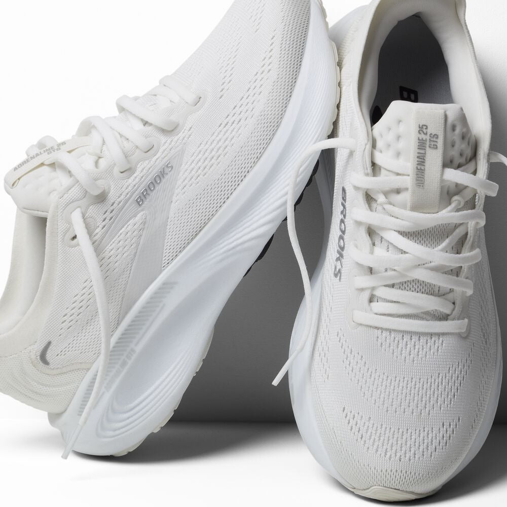 Women's Adrenaline GTS 25 - White/White/Silver