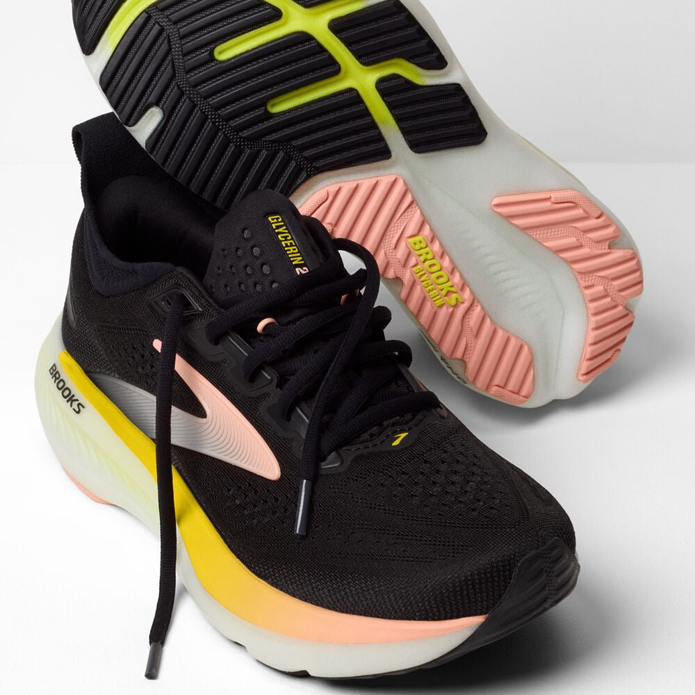 Women's Glycerin 23 - Black/Peach/Nightlife