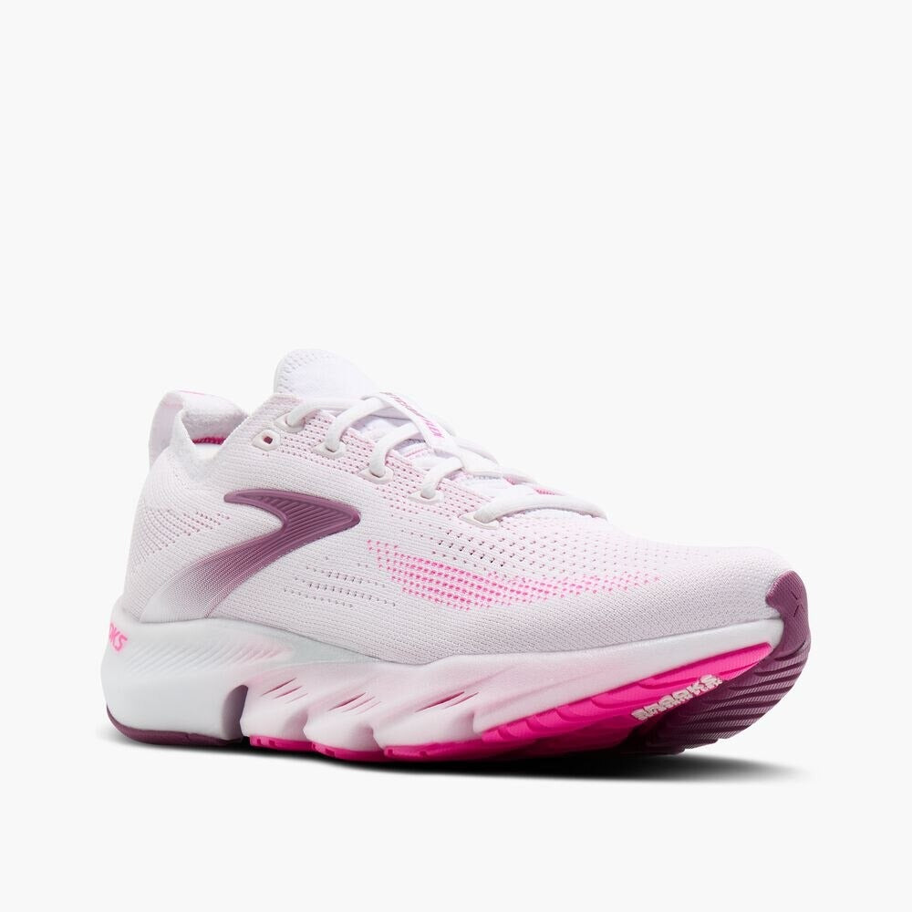 Women's Glycerin Flex - White/Cyber Pink/Argyle