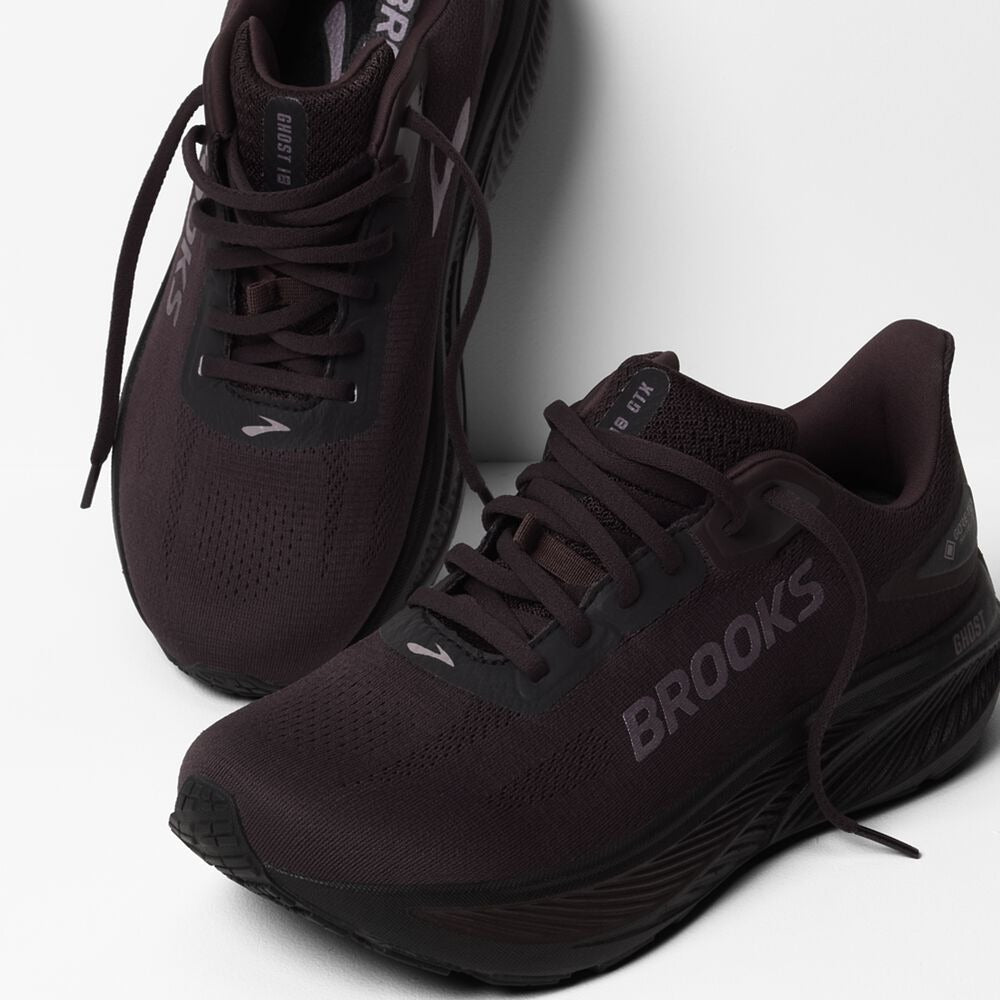 Women's Ghost 18 GTX - Raisin/Black/Metallic