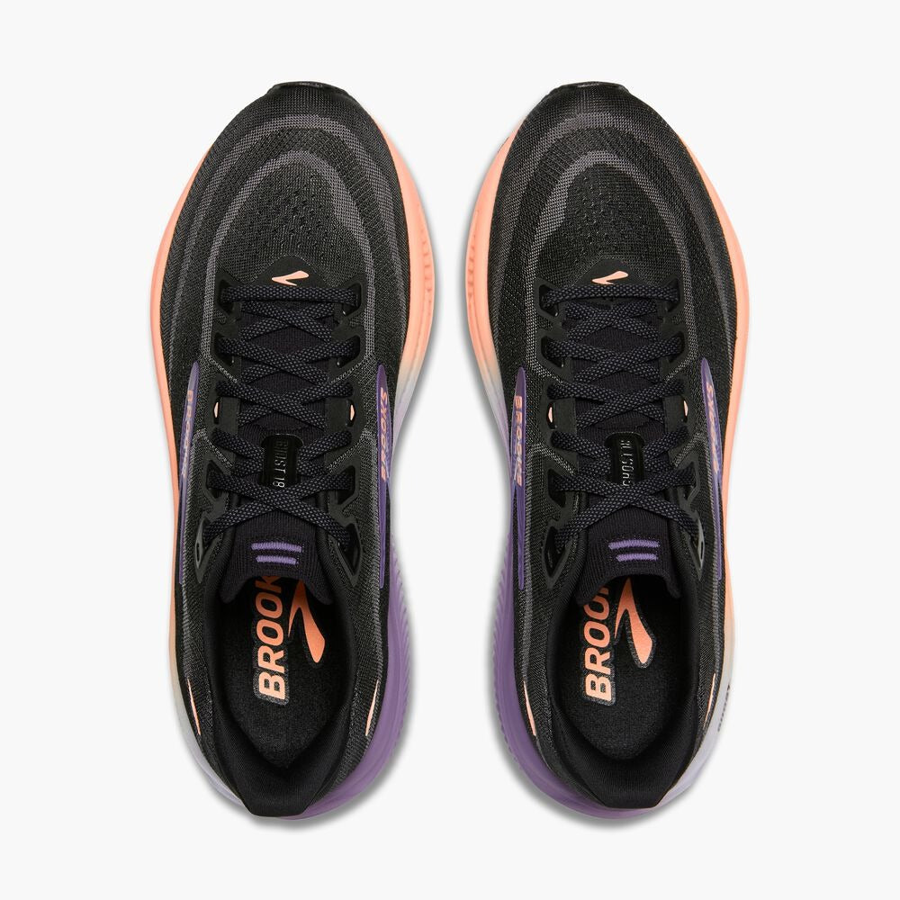 Women's Ghost 18 - Black/Mulled Grape/Peach