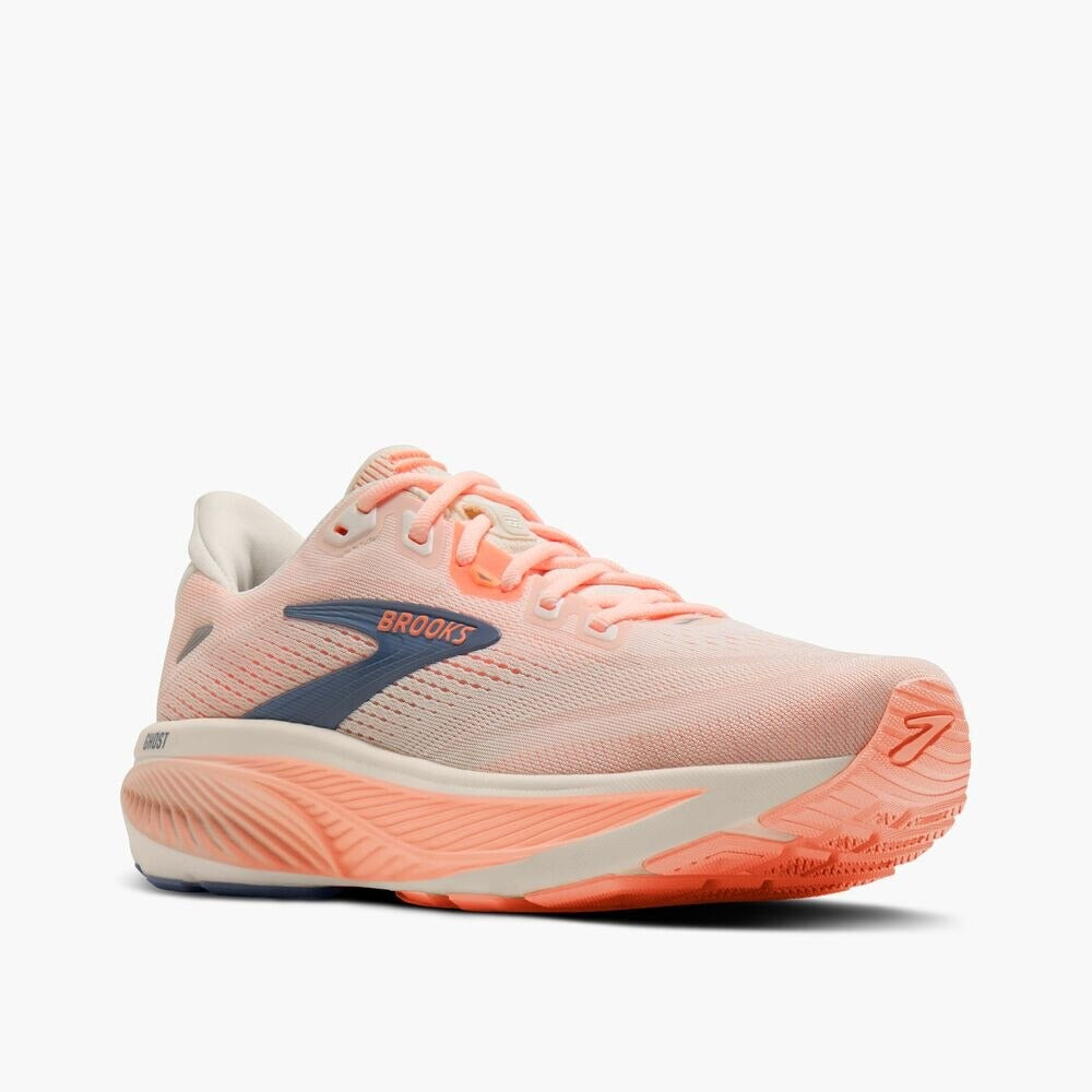Women's Ghost 18 - Star White/Cyber Peach/Grey
