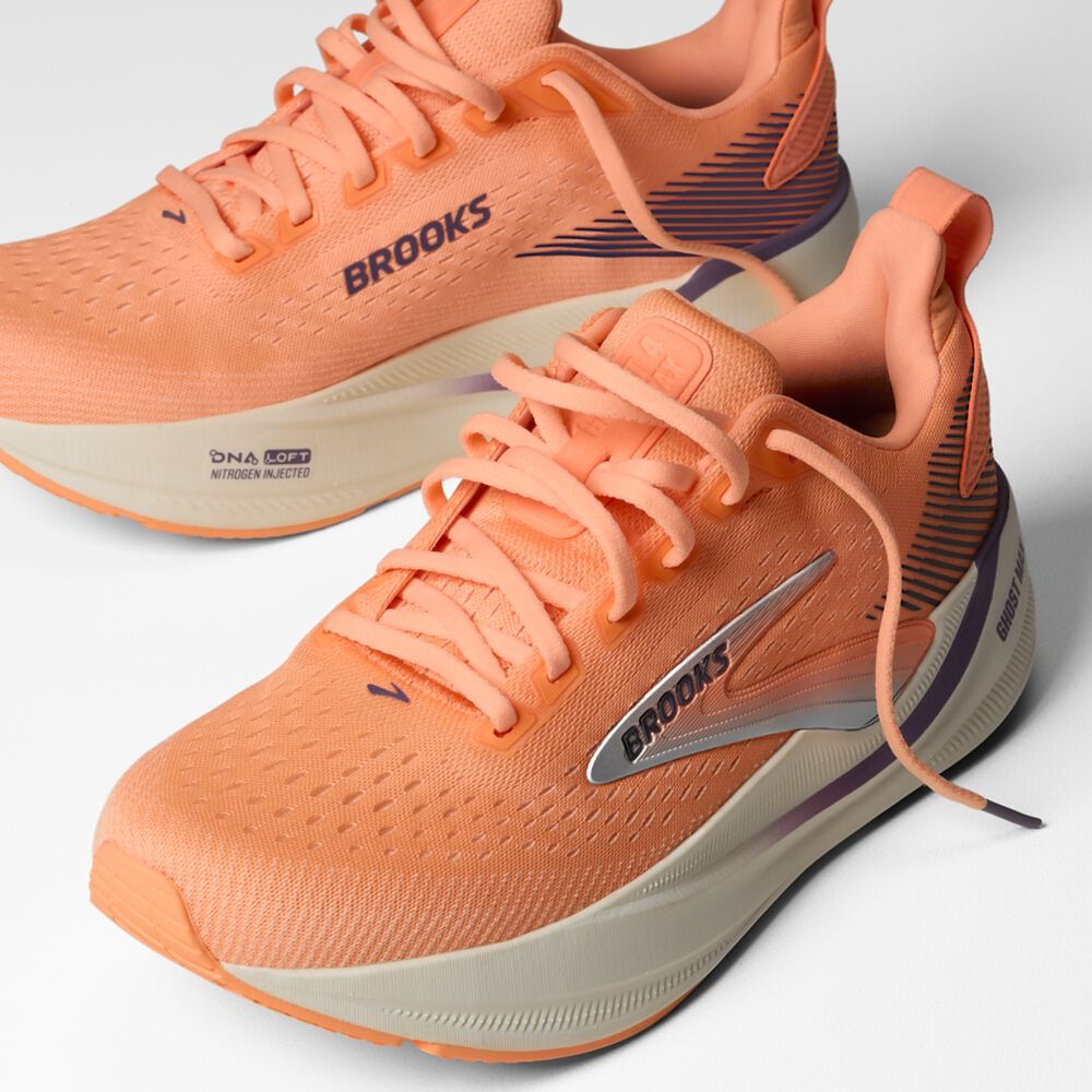 Women's Ghost Max 4 - Cyber Peach/Grape/Bluewash