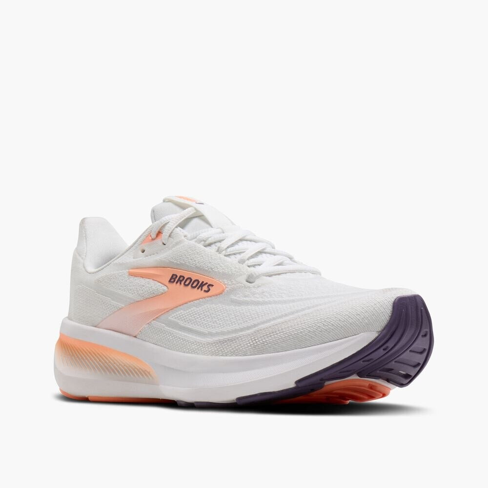 Women's Revel 9 - White/Cyber Peach/Purple
