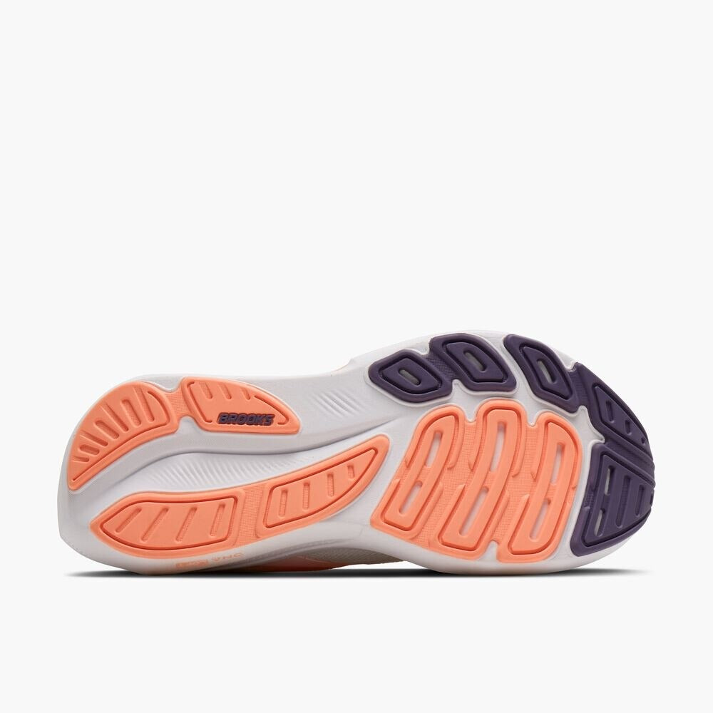 Women's Revel 9 - White/Cyber Peach/Purple